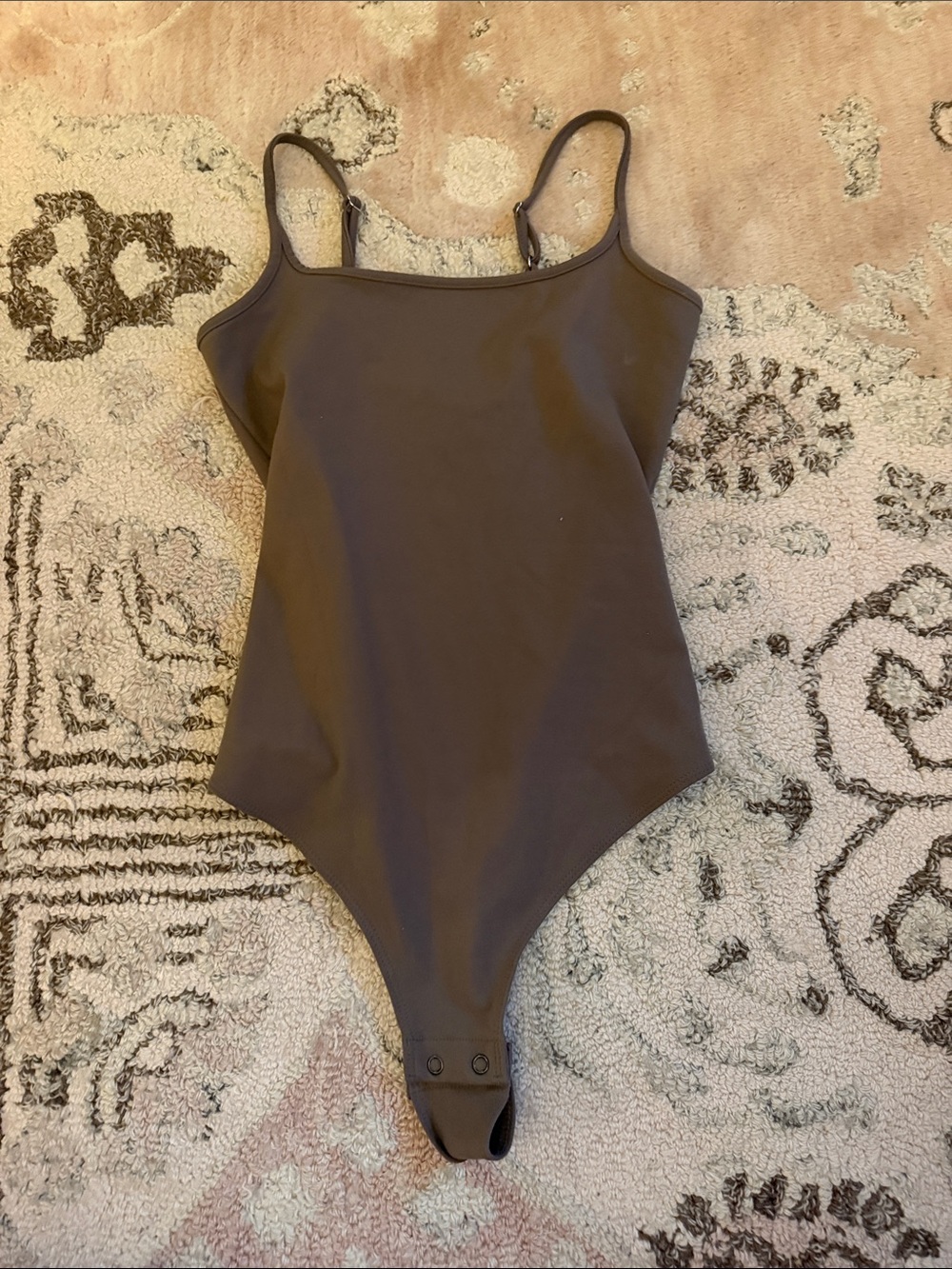 wild fable Brown Sleeveless Scoop Neck Bodysuit
